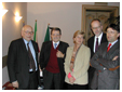 la delegazione dei Verdi a Roma